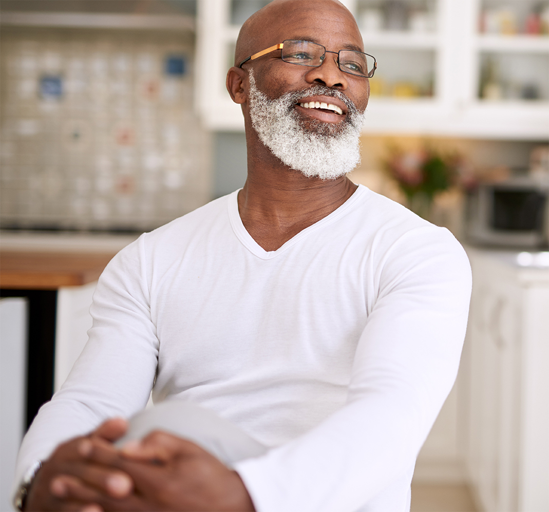 a smiling man