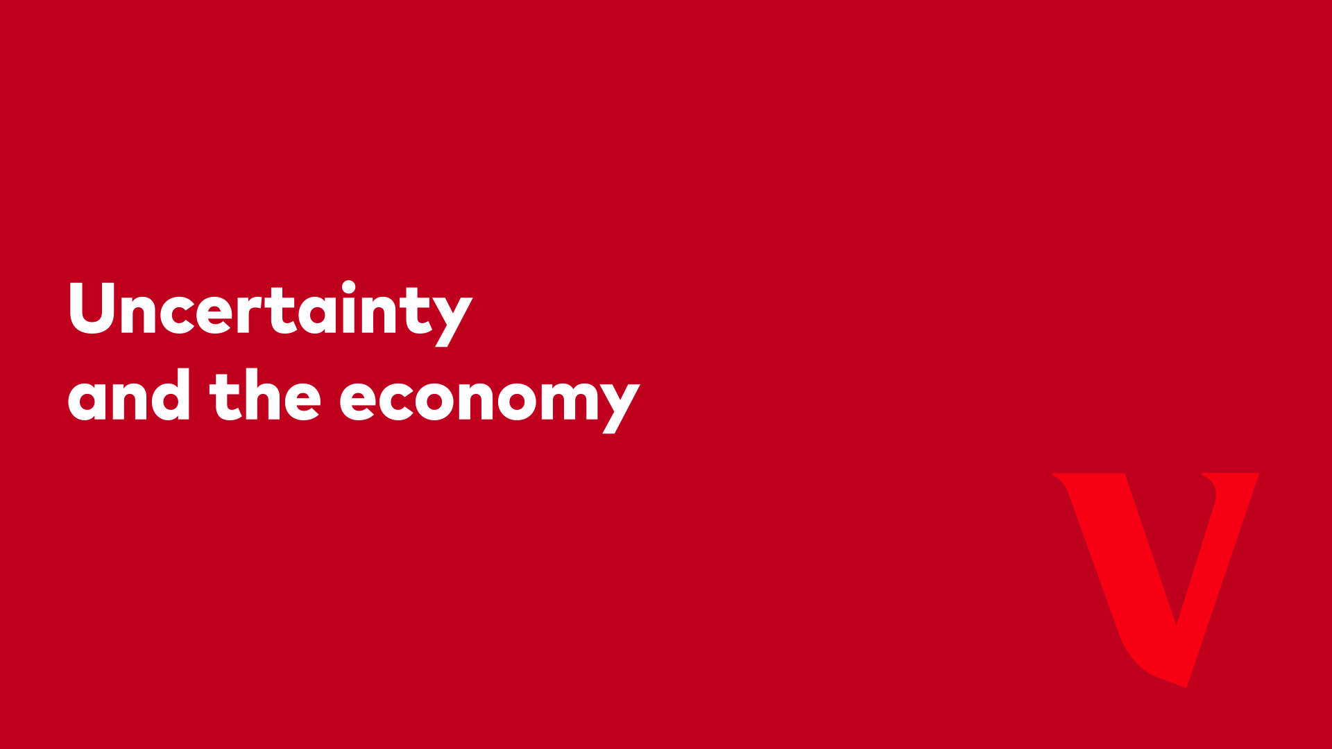 Video or clip - Joe Davis-The risk of economic recession
