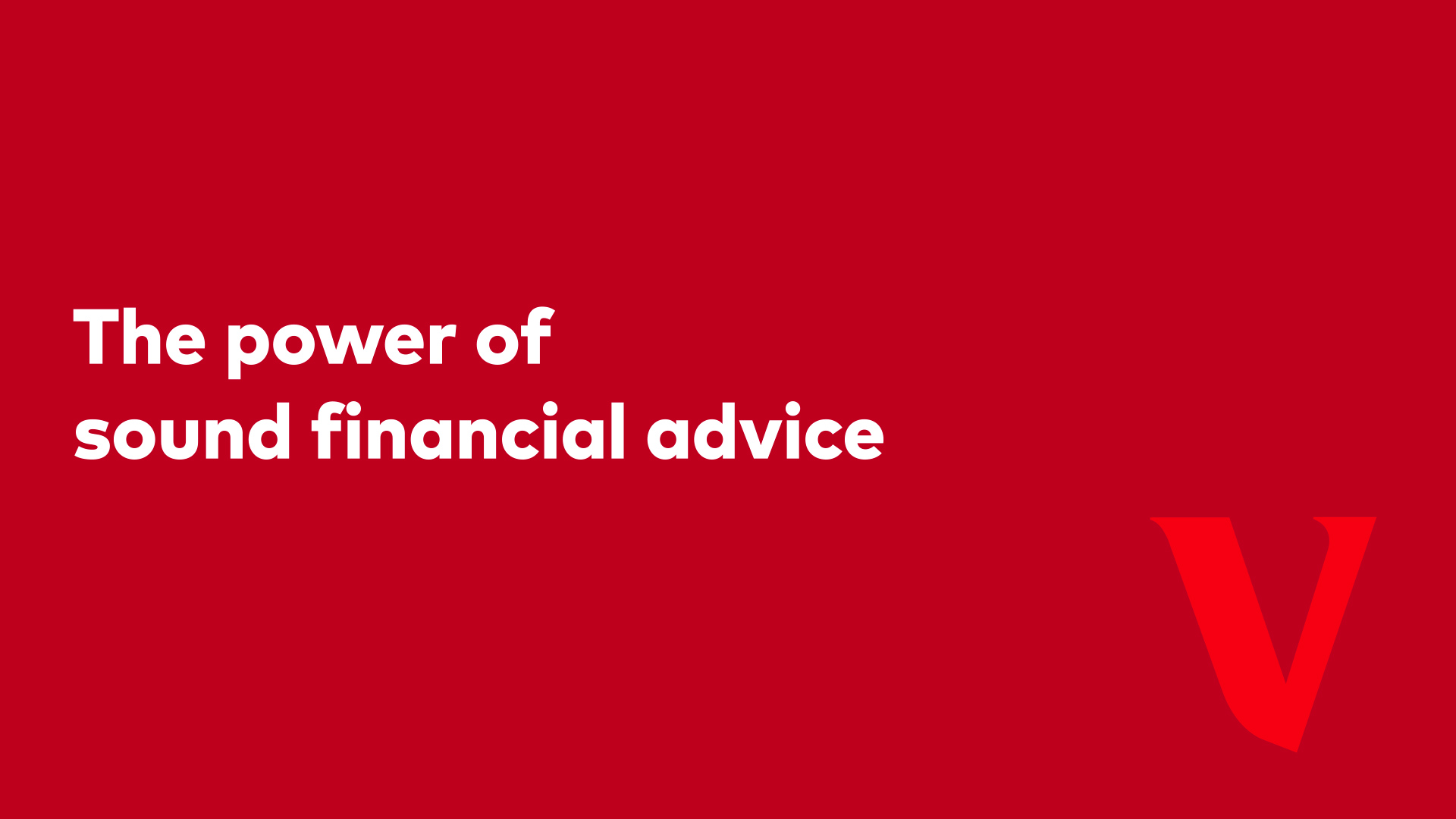 Video or clip - Joe Davis-The power of sound financial advice