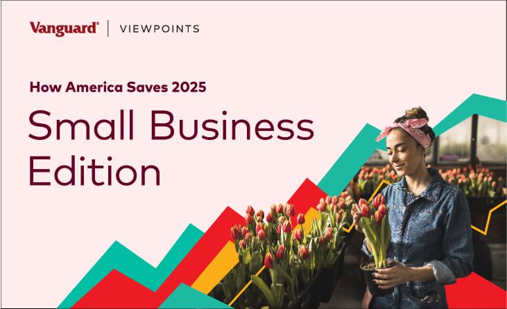 How America Saves Small Business Edition Report Cover- a women in a flower shop