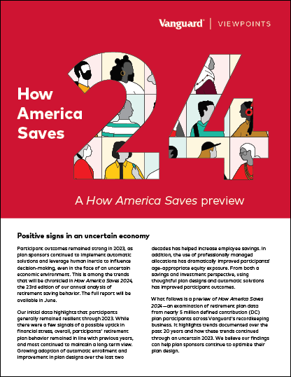 Previewing How America Saves 2024: Strong participant outcomes 