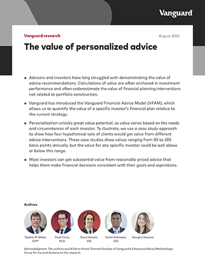 The value of personalized advice pdf